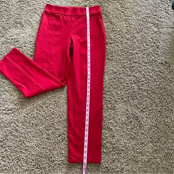 CHICO’S RED PANTS-SLACKS ~ Sz XS - Chico’s 0 Short - Picture 5 of 11